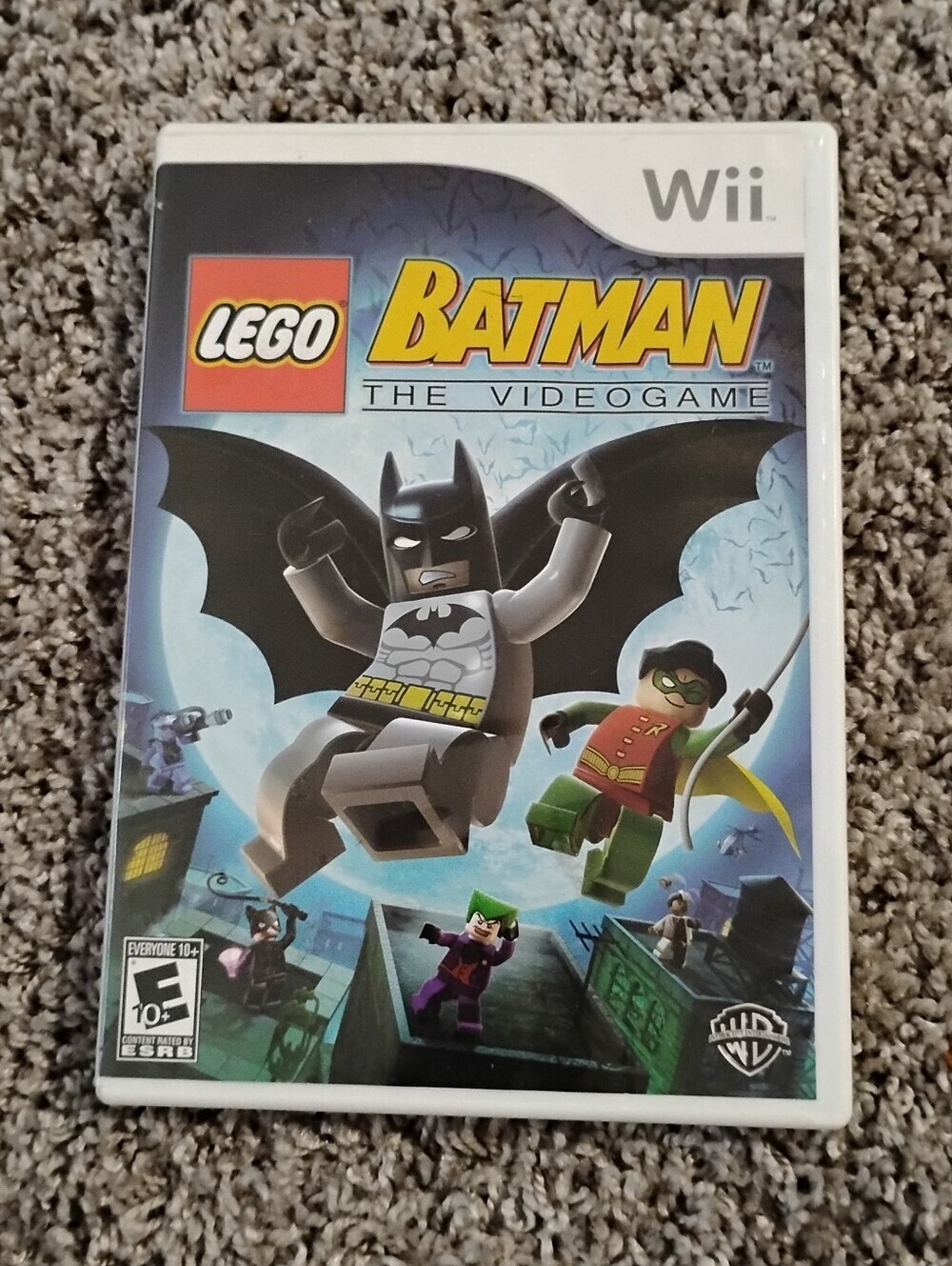 LEGO Batman: The Videogame (Nintendo Wii) - Game Disc & Case